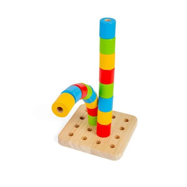 Bigjigs Toys Balanční válečky na podstavci (obrázek 6)