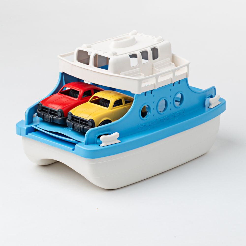 Green Toys Trajekt modro-bílý s autíčky (obrázek 3)
