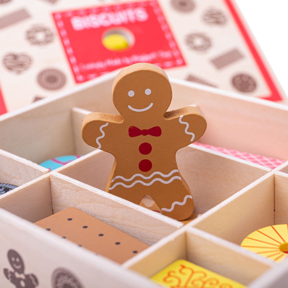 Bigjigs Toys Box s dřevěnými sušenkami (obrázek 8)