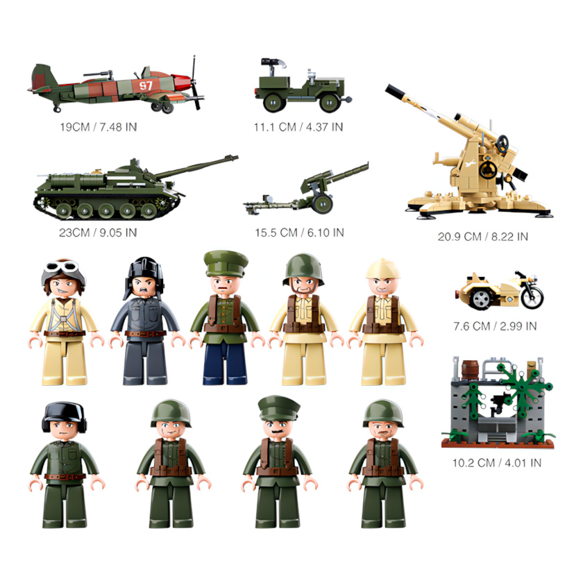 Sluban WWII M38-B0697 Bitva u Kurska (obrázek 3)