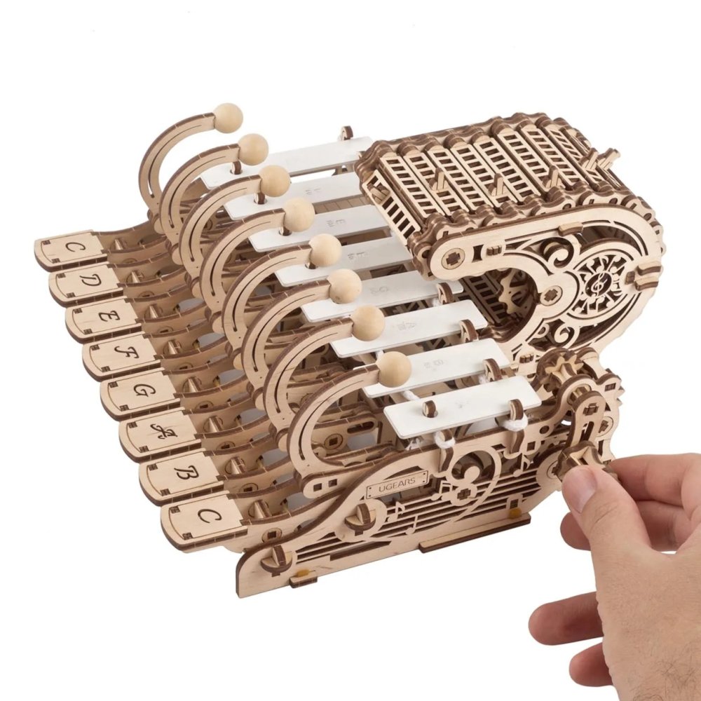 Ugears 3D dřevěné mechanické puzzle Programovatelná celesta (obrázek 3)
