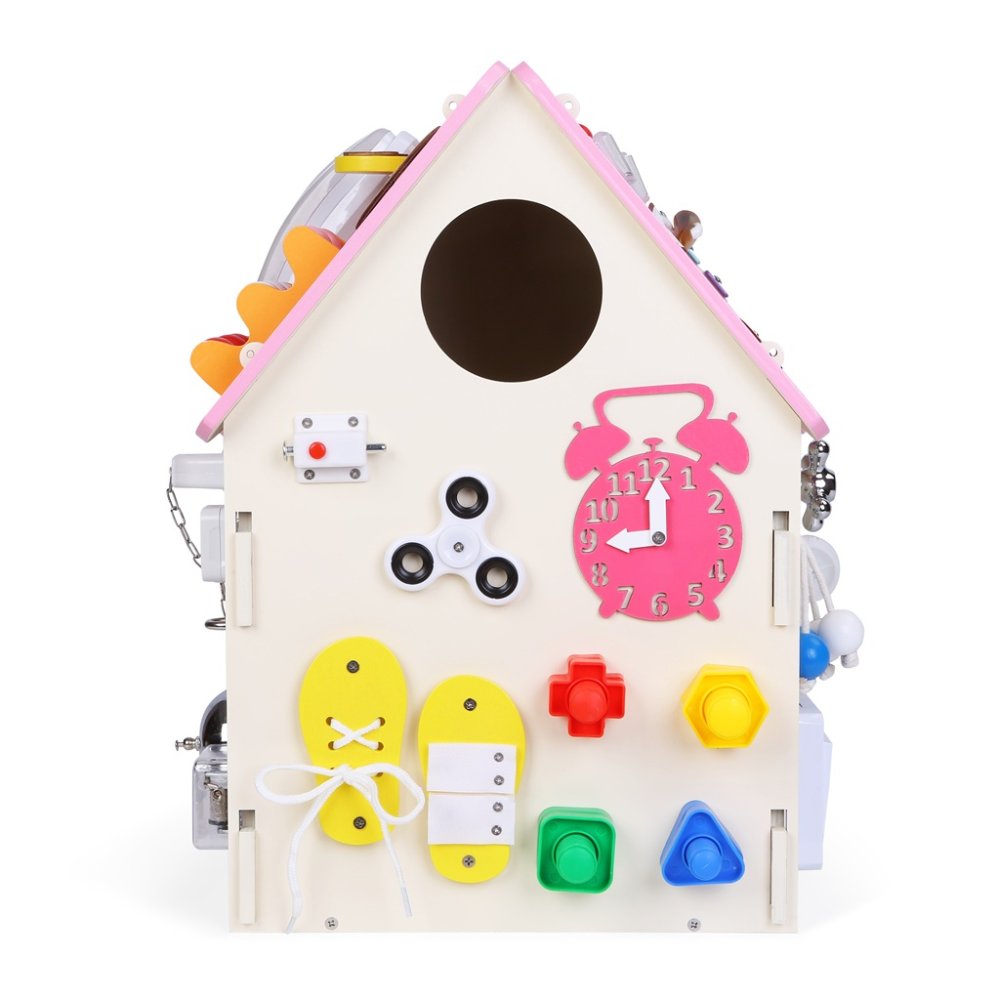 2Kids Toys Activity board Domeček růžový (obrázek 3)