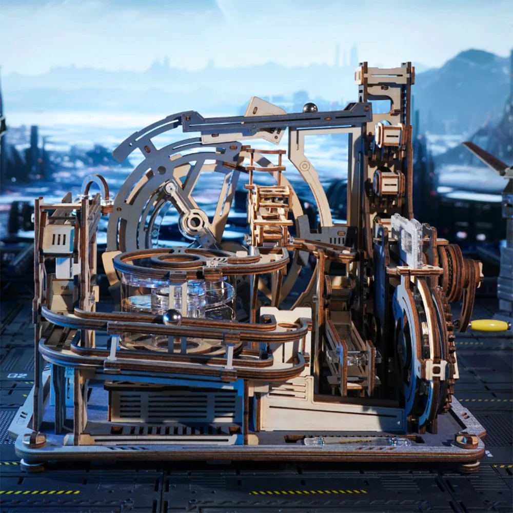 RoboTime 3D mechanická skládačka kuličkové dráhy Kosmodrom (obrázek 3)
