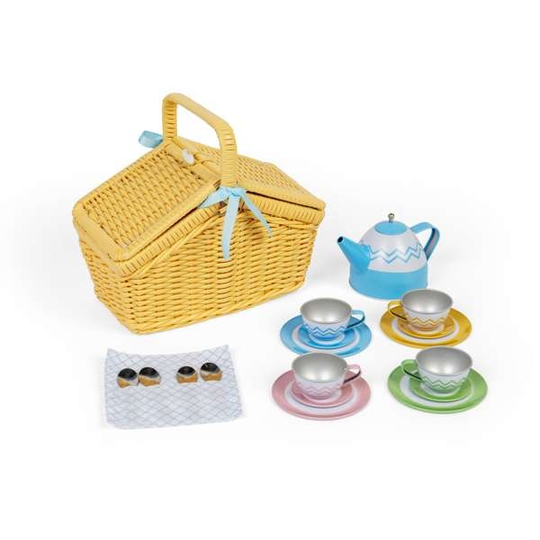 Bigjigs Toys Pikniková sada v košíku (obrázek 5)