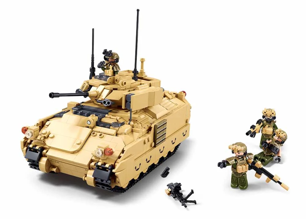 Sluban M38-B1363 Americký lehký tank M3A3 Bradley