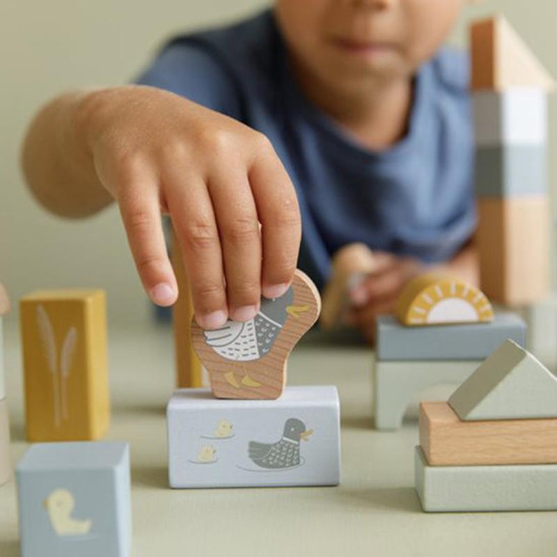 LITTLE DUTCH Kostky v tubě Blue (obrázek 6)