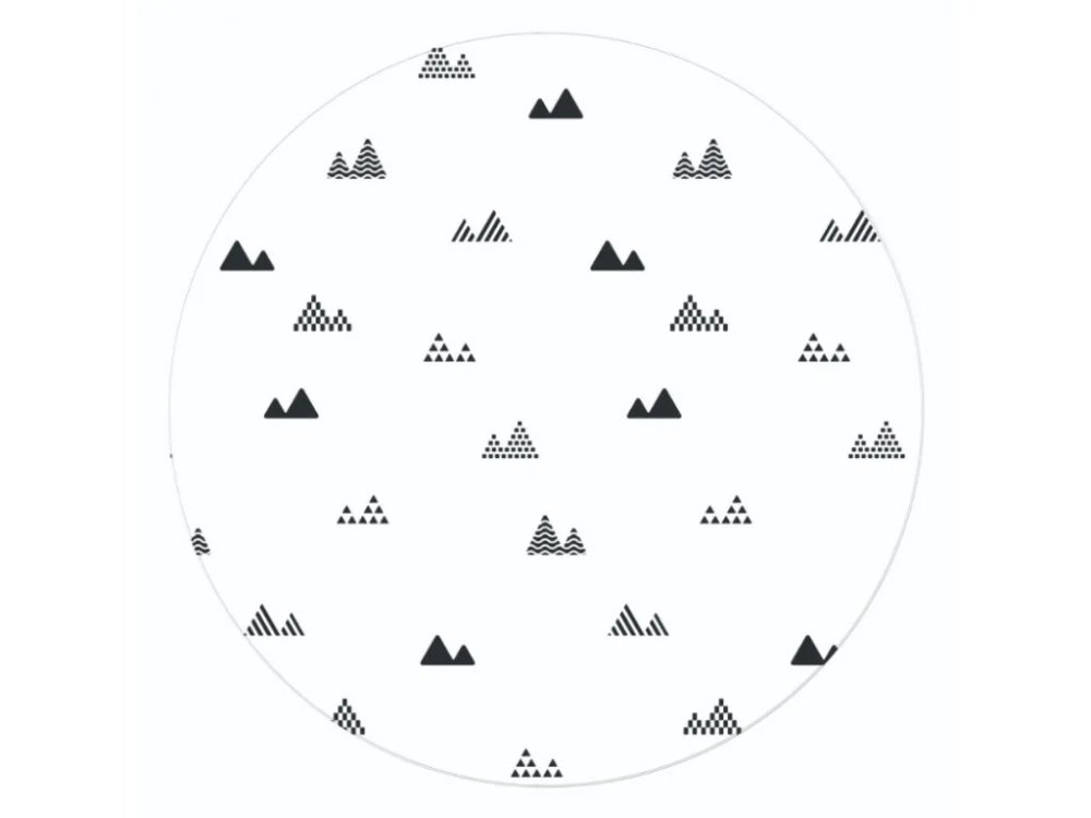 LALALU Spielmatte Rund Little Mountain Durchmesser 120 Cm