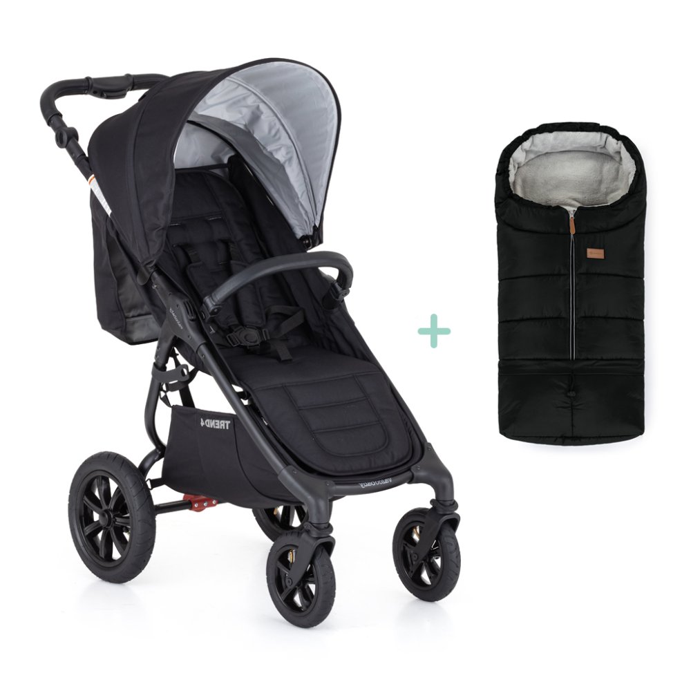 VALCO BABY Stroller Sport Trend 4 Ash Black + PETITE&MARS Bag Jibot FREE