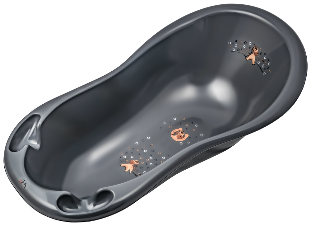 MALTEX Bathtub Koník Minimal 100 Cm - Steel Grey