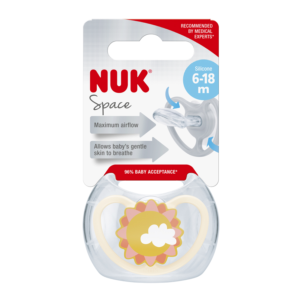 NUK Dudlík Space Sun W Pudełku 6-18m