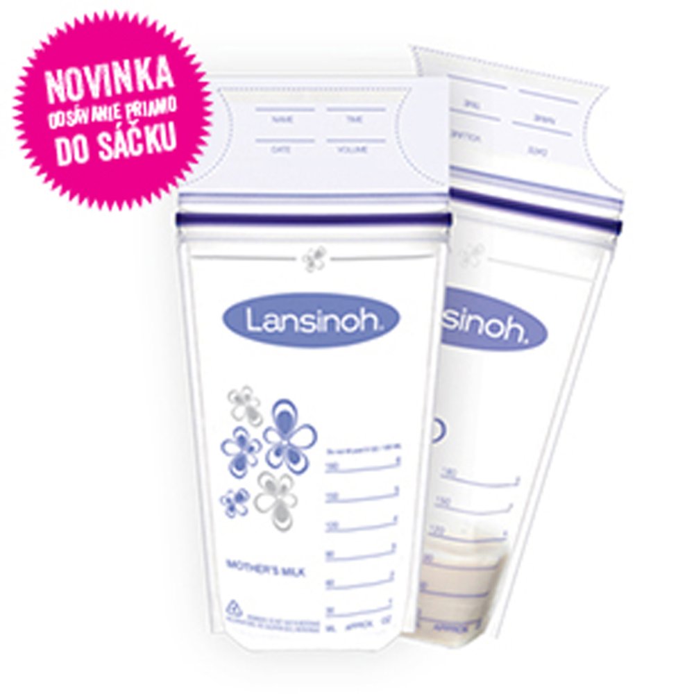 LANSINOH Breast Milk Storage Bags 180ml, 50 Pcs