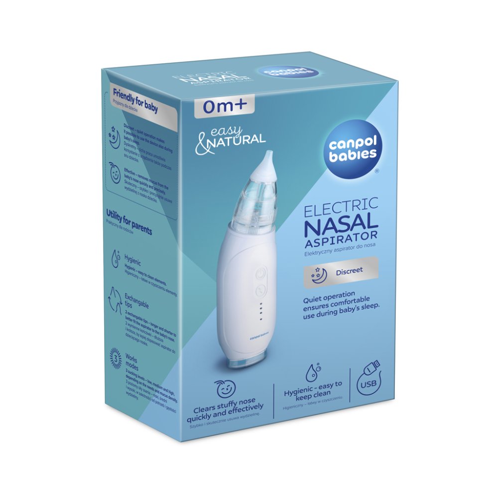 CANPOL BABIES Easy&Natural Electric Nasal Aspirator