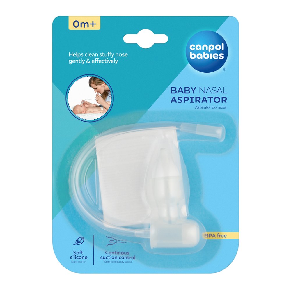CANPOL BABIES Aspirator do nosa z rurką - obrazek 3