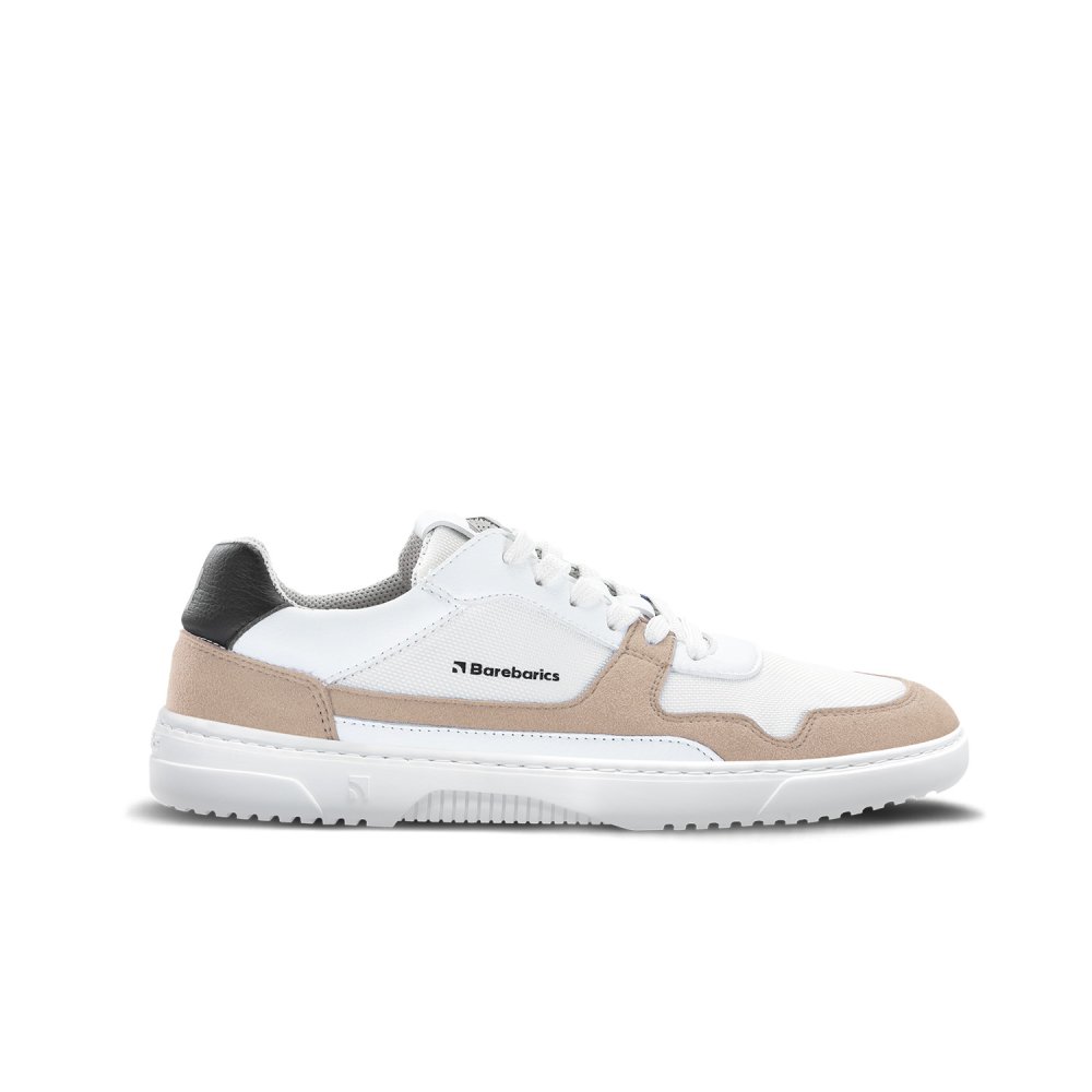 Baskets Pieds Nus Barebarics Zing - Blanc & Beige White 37