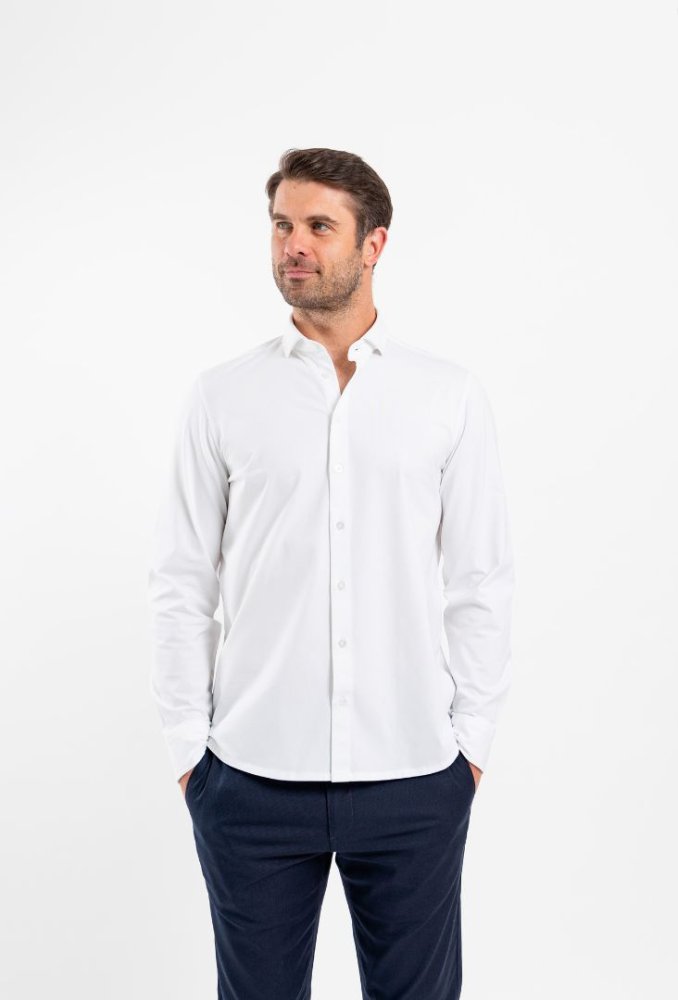 Chemise Slim Homme Be Lenka Essentials - Blanc M White