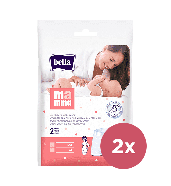 2x BELLA MAMMA Majtki z siateczki XL (2 szt.)