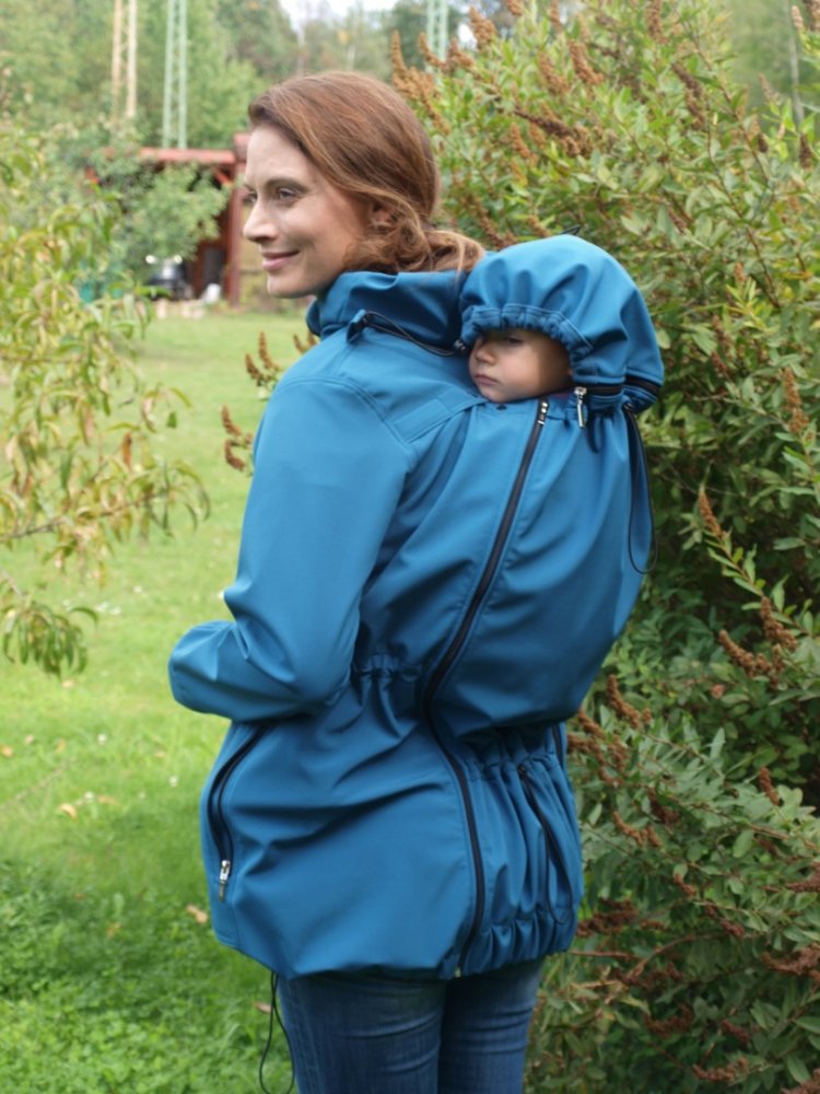 Veste de maternité et de portage Softshell Alice + Waist Jacket, petrol L/XL