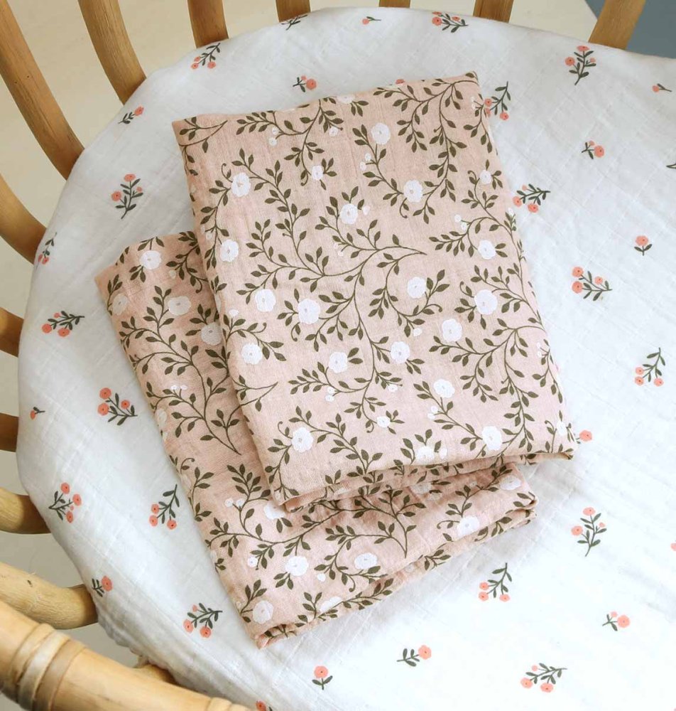 A Little Lovely Company - Mussoline, blossom - rosa cipria - immagine 5