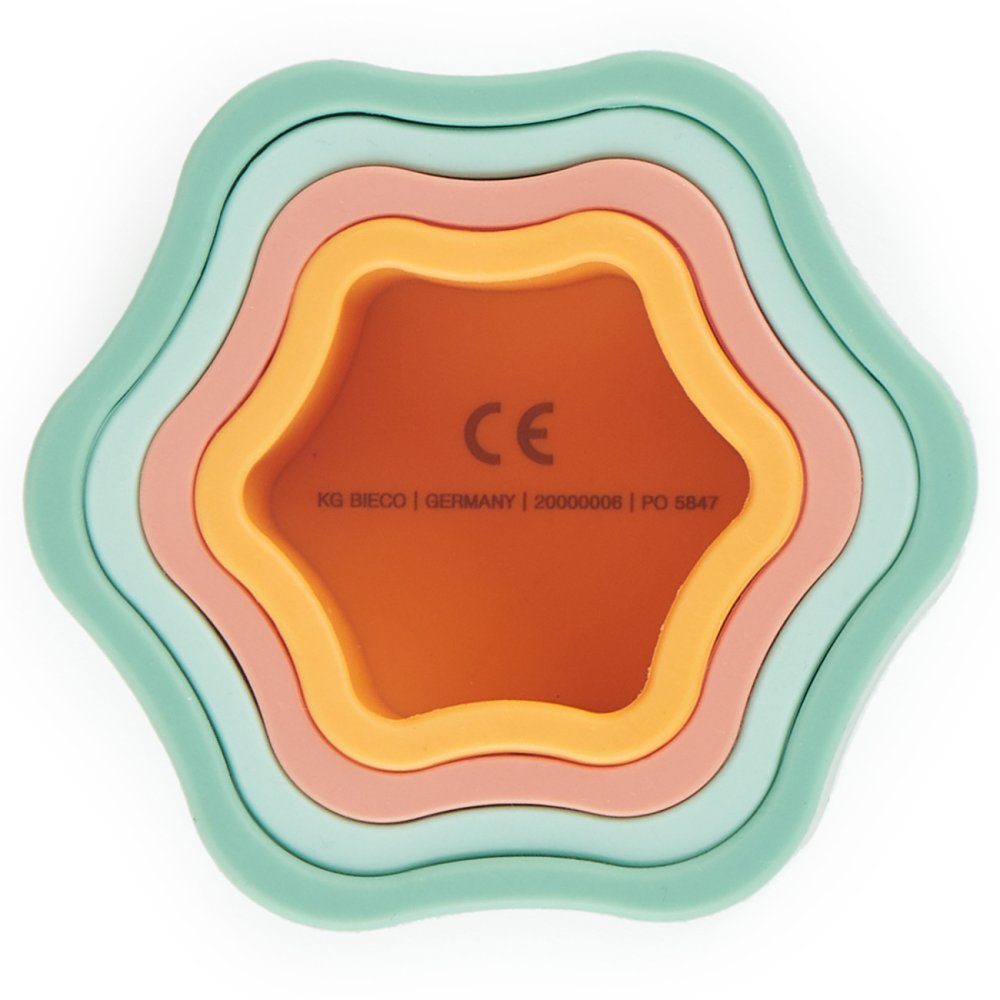 Bieco - Fiore impilabile in silicone - Tropical Vibe - immagine 3