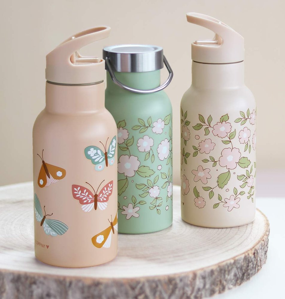 A Little Lovely Company - bidon ze stali nierdzewnej, 350 ml - motyl - obrazek 6