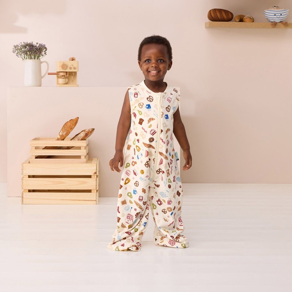 ERGOPOUCH Śpiwór i kombinezon do spania 2w1 bawełna organiczna Suit Bon Appetit 8-24 m, 8-14 kg, 0,2 tog - obrazek 5