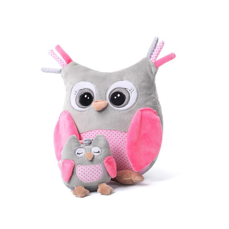 BABYONO Peluche Chouette Sofia rose – Image 6
