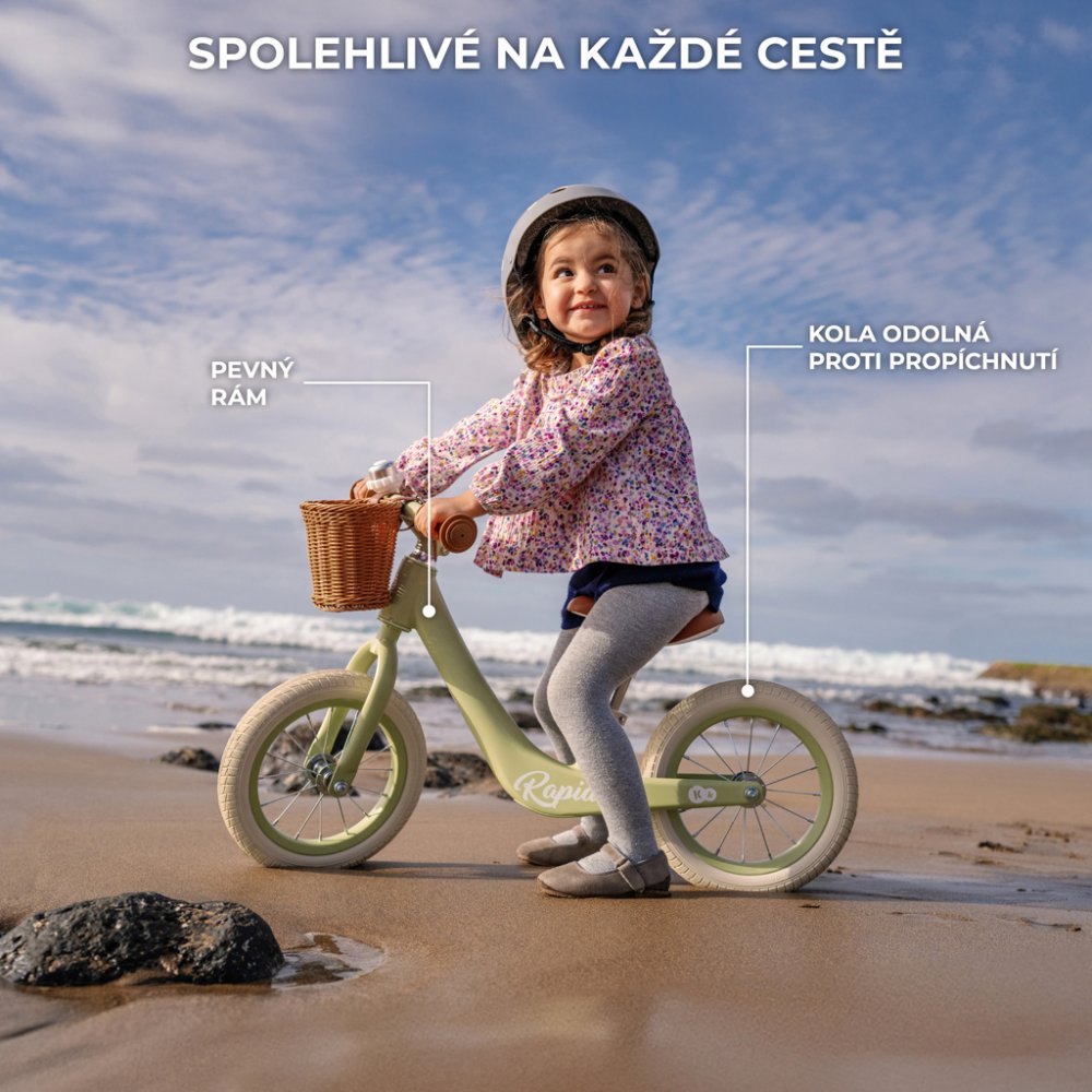 KINDERKRAFT SELECT Bicicletta senza pedali Rapid2 Blue Breeze - immagine 6
