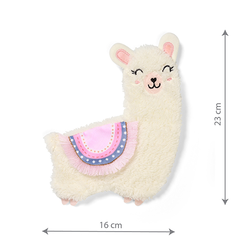 BABYONO Peluche doudou Lama Lulu rose 0m+ – Image 6