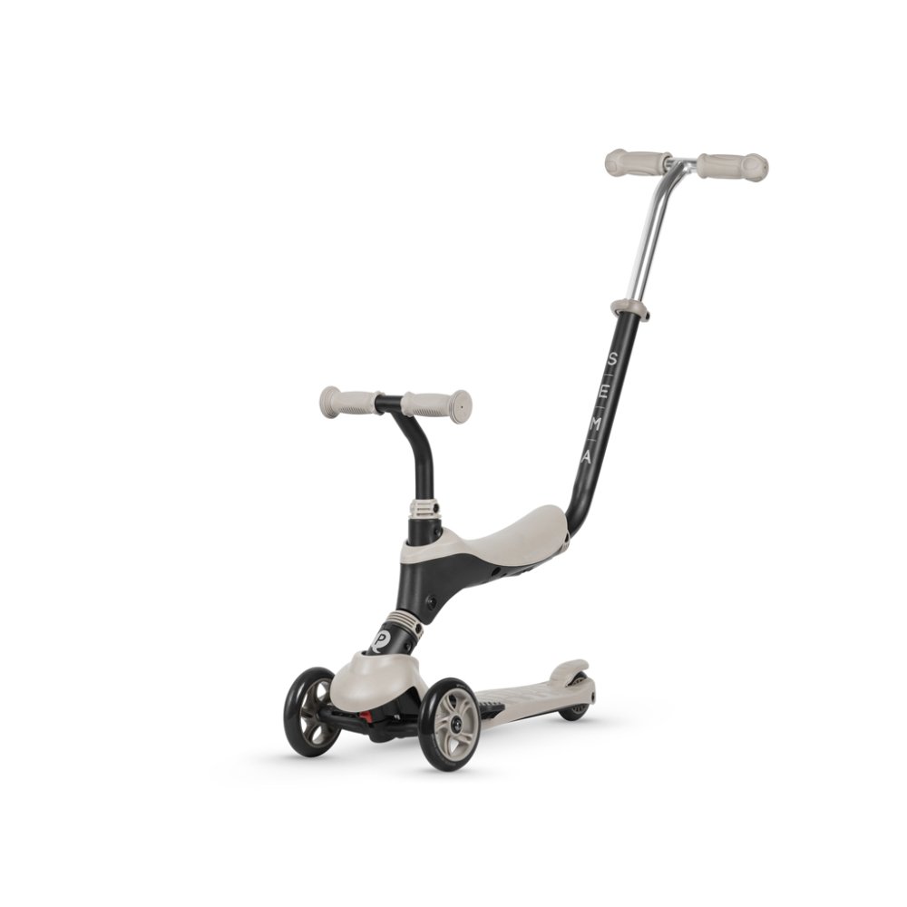 QPLAY Monopattino Sema Beige, 5 in 1, età 1-6 anni - immagine 3