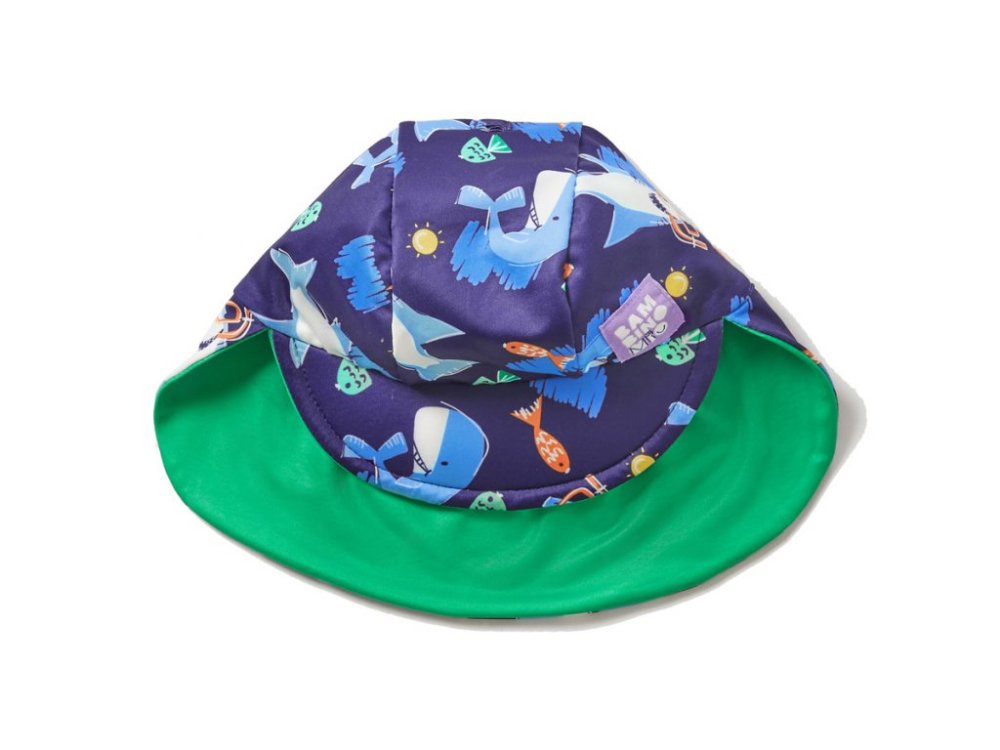 BAMBINO MIO Cuffia da bagno per bambini, UPF 40+, Ocean, 44-52 cm -1-2 anni