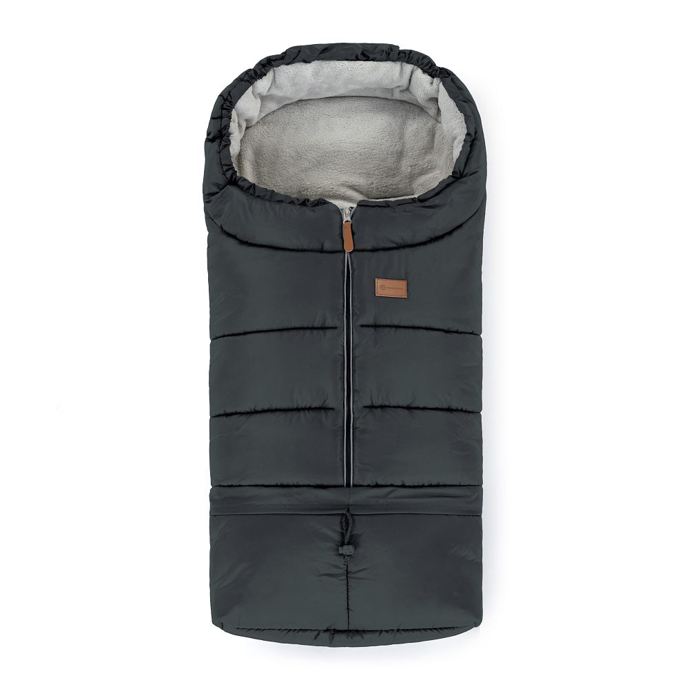 PETITE&MARS Ensemble chancelière d'hiver Jibot 3en1 + gants pour poussette Jasie Charcoal Grey – Image 6
