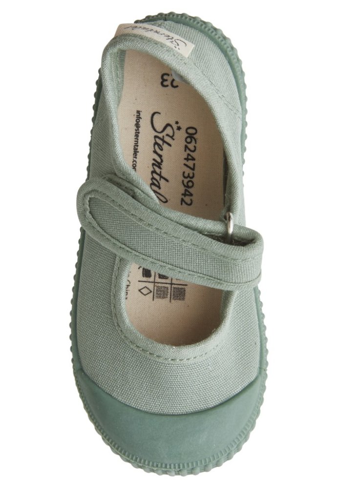 STERNTALER Chaussures premiers pas antidérapantes à scratch bleu uni taille 22 18-24 m – Image 5