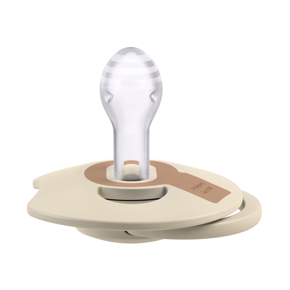 LOVI Sucette silicone dynamique Prime 18m+ 2 pièces Coconut/Ivoire – Image 4