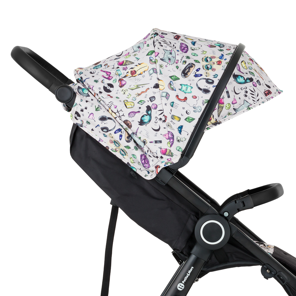 PETITE&MARS Capote pour poussette Street2 Limited 100 Tattoo – Image 3