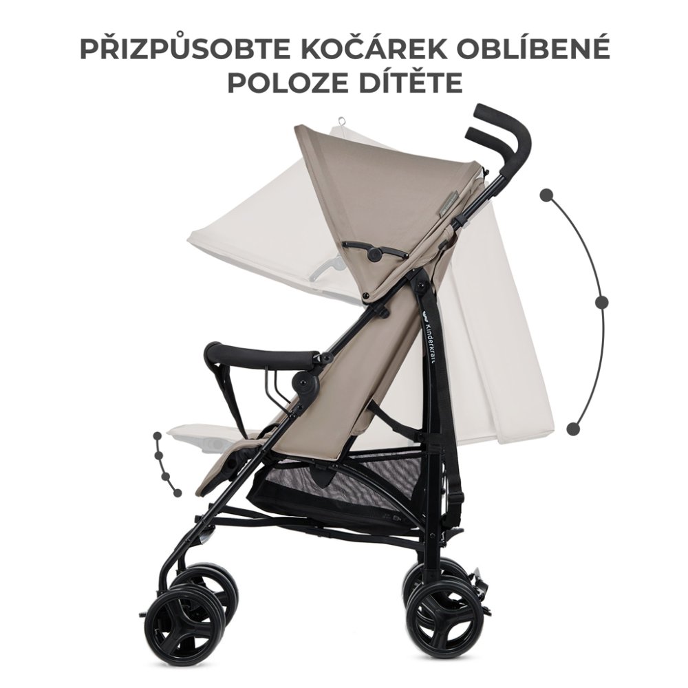 KINDERKRAFT Passeggino da golf Tik Beige - immagine 4