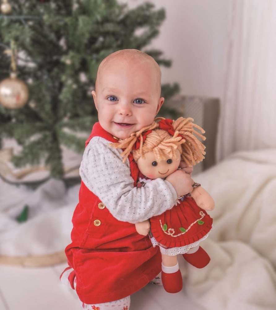 Bigjigs Toys Lalka szmaciana Molly 38 cm - obrazek 6