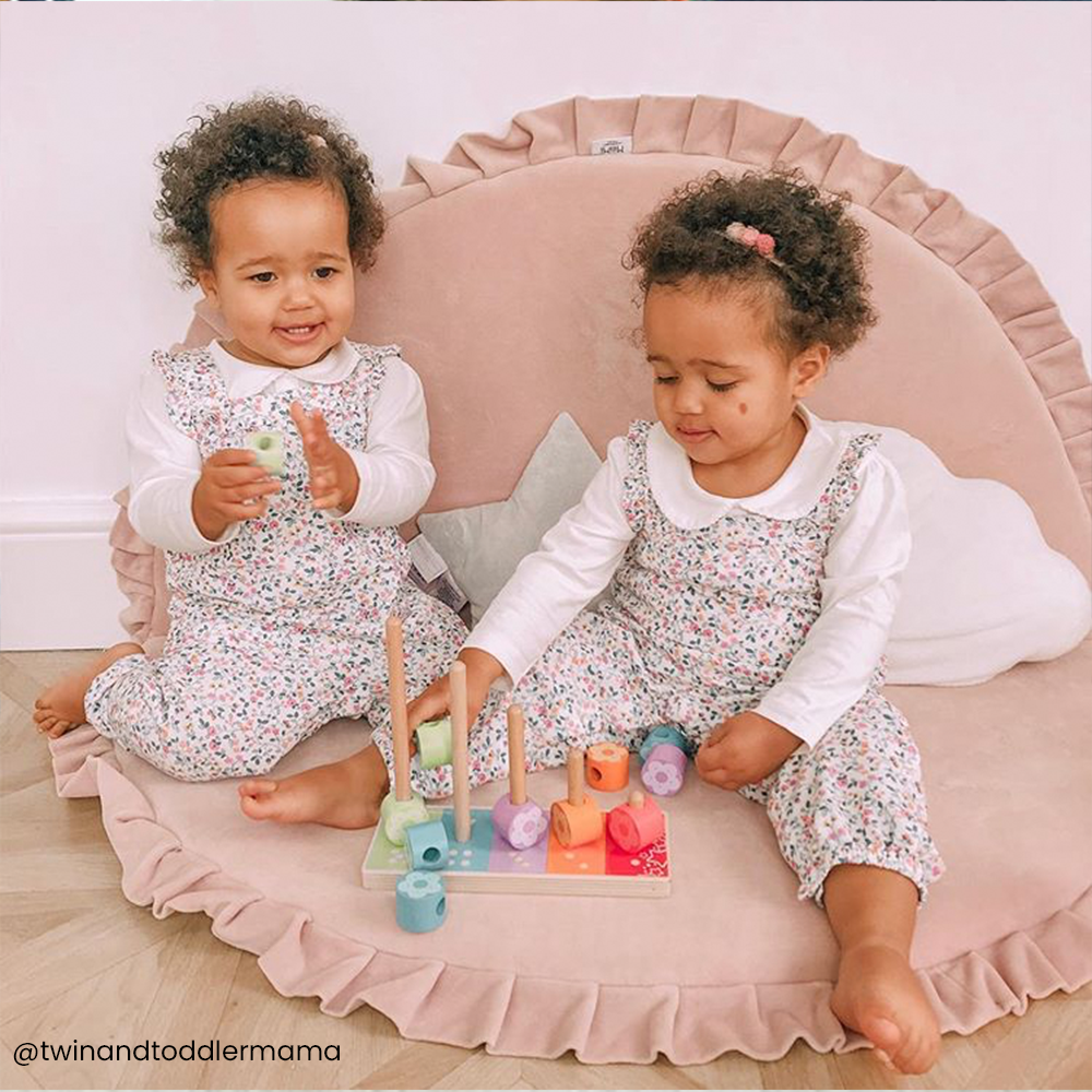 Bigjigs Baby Ensartando flores de colores - Imagen 3