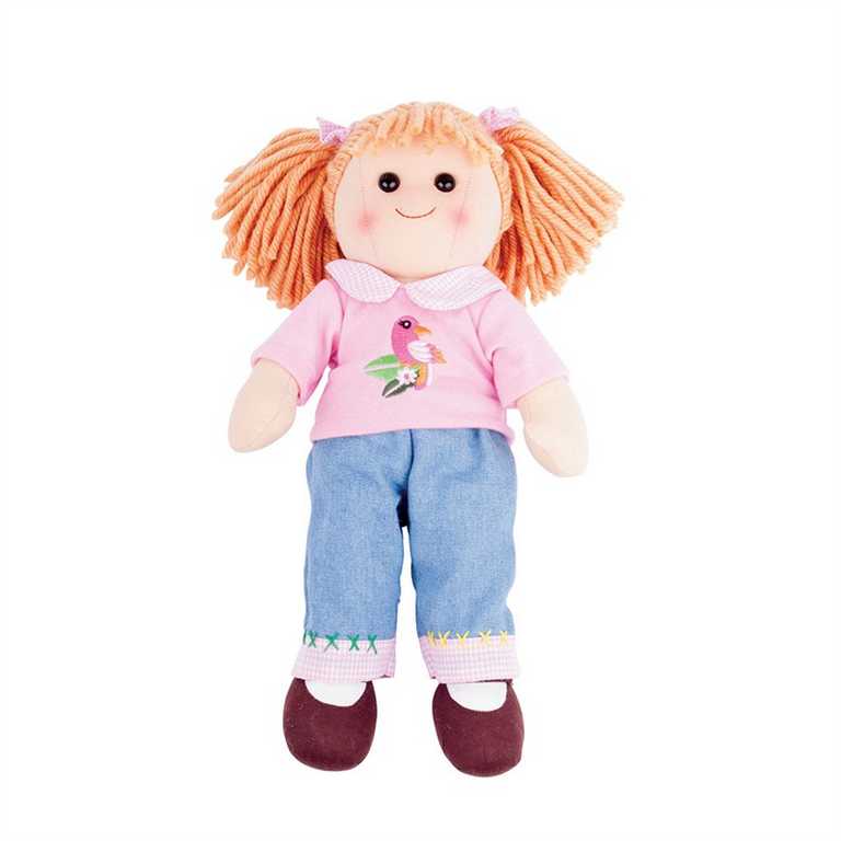 Bigjigs Toys Lalka szmaciana Molly 38 cm