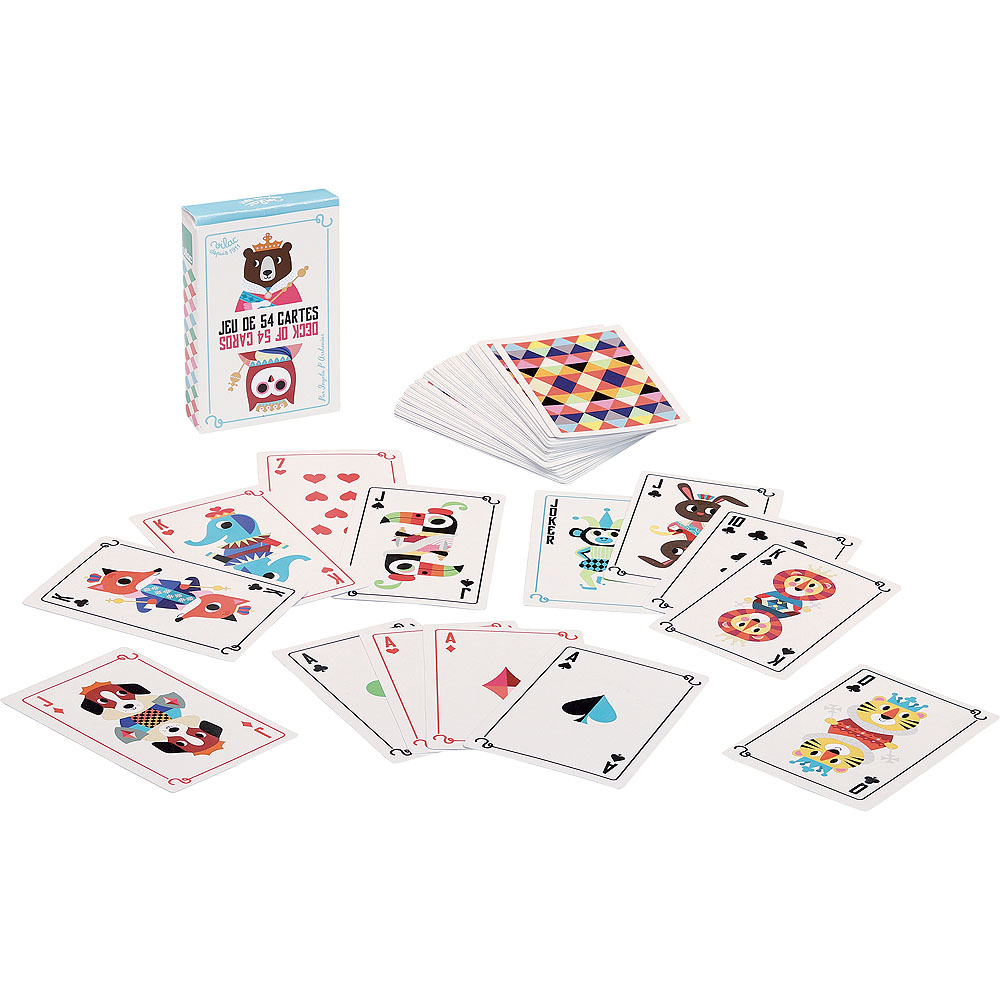 Vilac Jeu de 54 cartes à jouer
