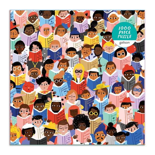 Galison Puzzle Book Club 1000 pezzi - immagine 2