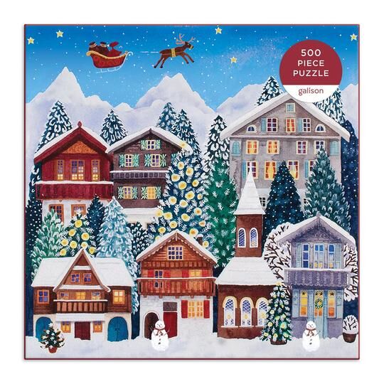 Galison Puzzle Weihnachten 500 Teile – Bild 3