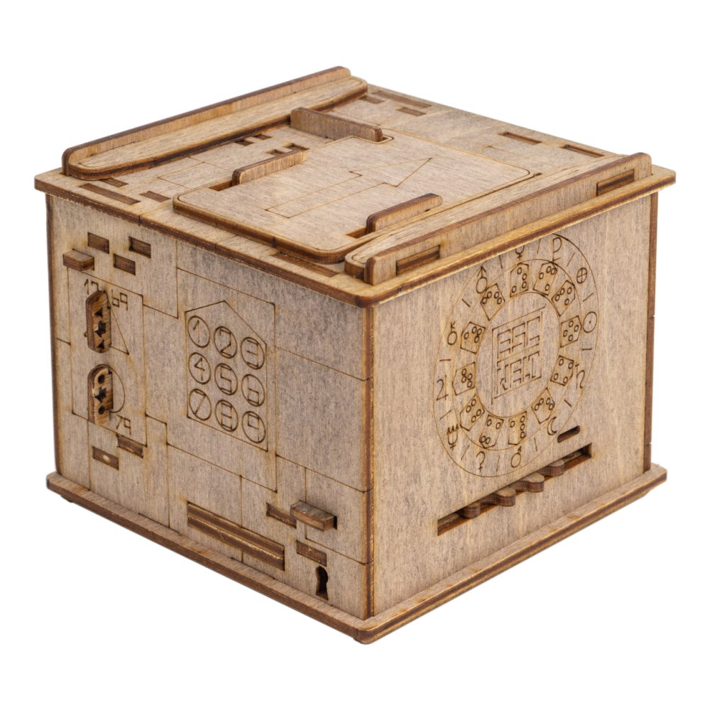 EscapeWelt Dřevěný hlavolam Vesmírná kapsle (obrázek 11)