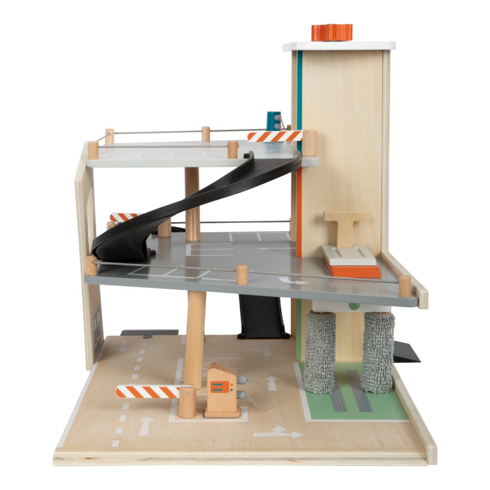 small foot Dřevěné závodní parkoviště (obrázek 10)