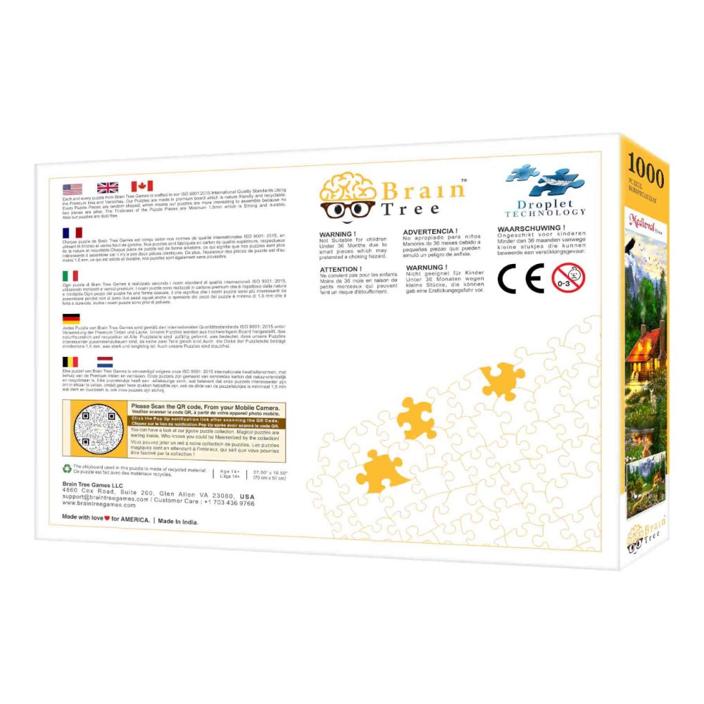 Brain Tree Puzzle Górski domek 1000 elementów - obrazek 7