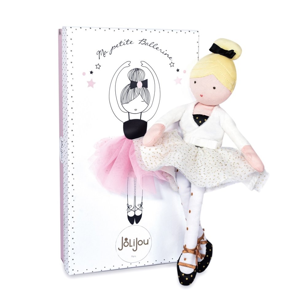 Doudou Jolijou Muñeca bailarina Anais 35 cm
