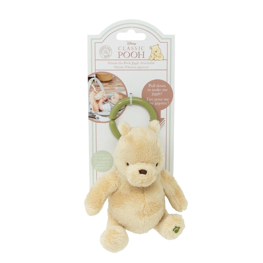 Peluche arcobaleno di Winnie the Pooh con vibrazione a strappo