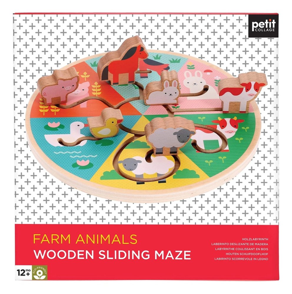 Petit Collage Labirinto Motricità Fattoria con Animali - immagine 4