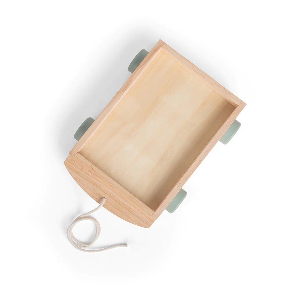 Bigjigs Toys Carrello con blocchi di legno - immagine 3