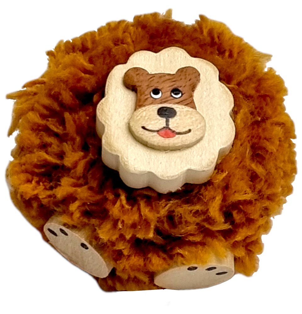 2Kids Toys Aimant en bois grand pompon Lion