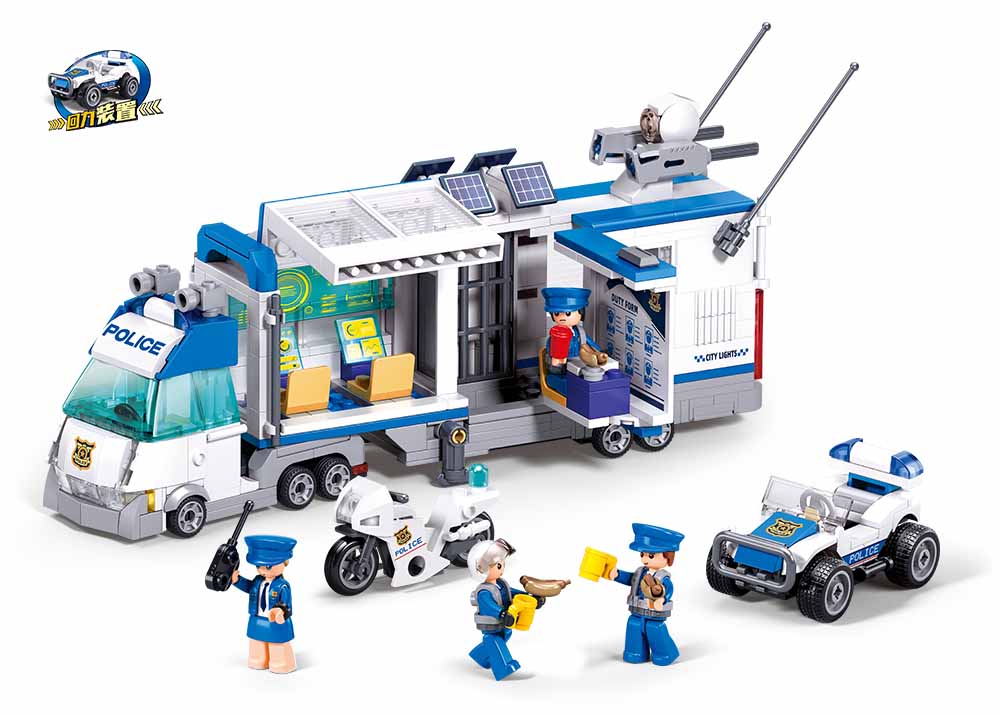 Sluban Metropolis M38-B1219 Mobile Command Center of the Intervention Unit